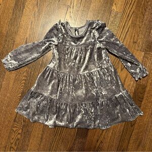 Cat & Jack Velvet Tiered Mini Grey grey Silver 5
